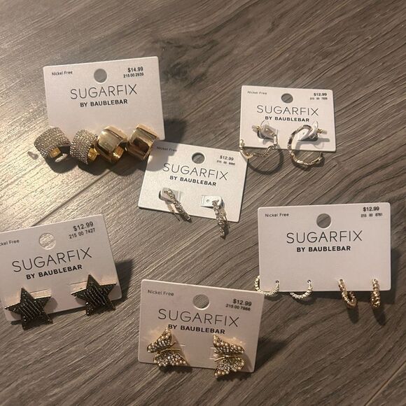 Bundle of bauble bar sugarfix earrings - Picture 1 of 7